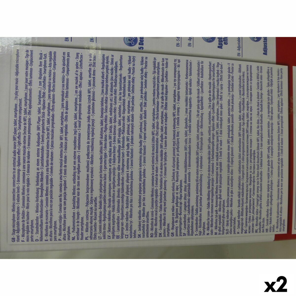 Juguete Musical Bontempi 37 x 105 x 37 cm (2 Unidades)