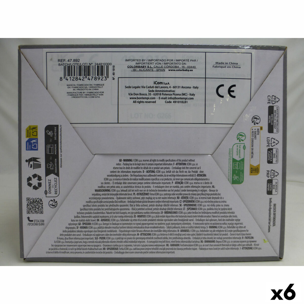 Altavoz con Micrófono Karaoke Bontempi 6 Unidades