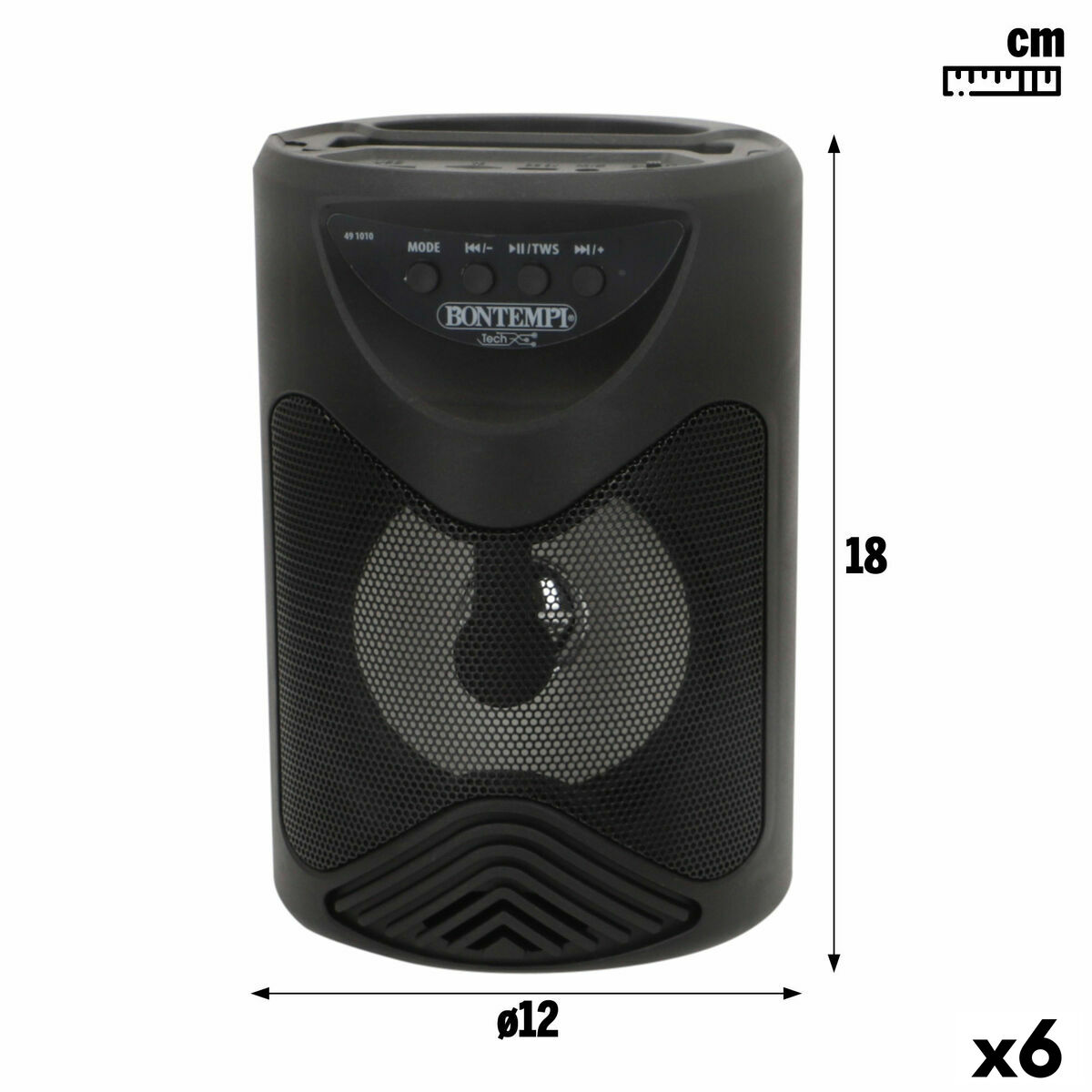 Altavoz con Micrófono Karaoke Bontempi 6 Unidades