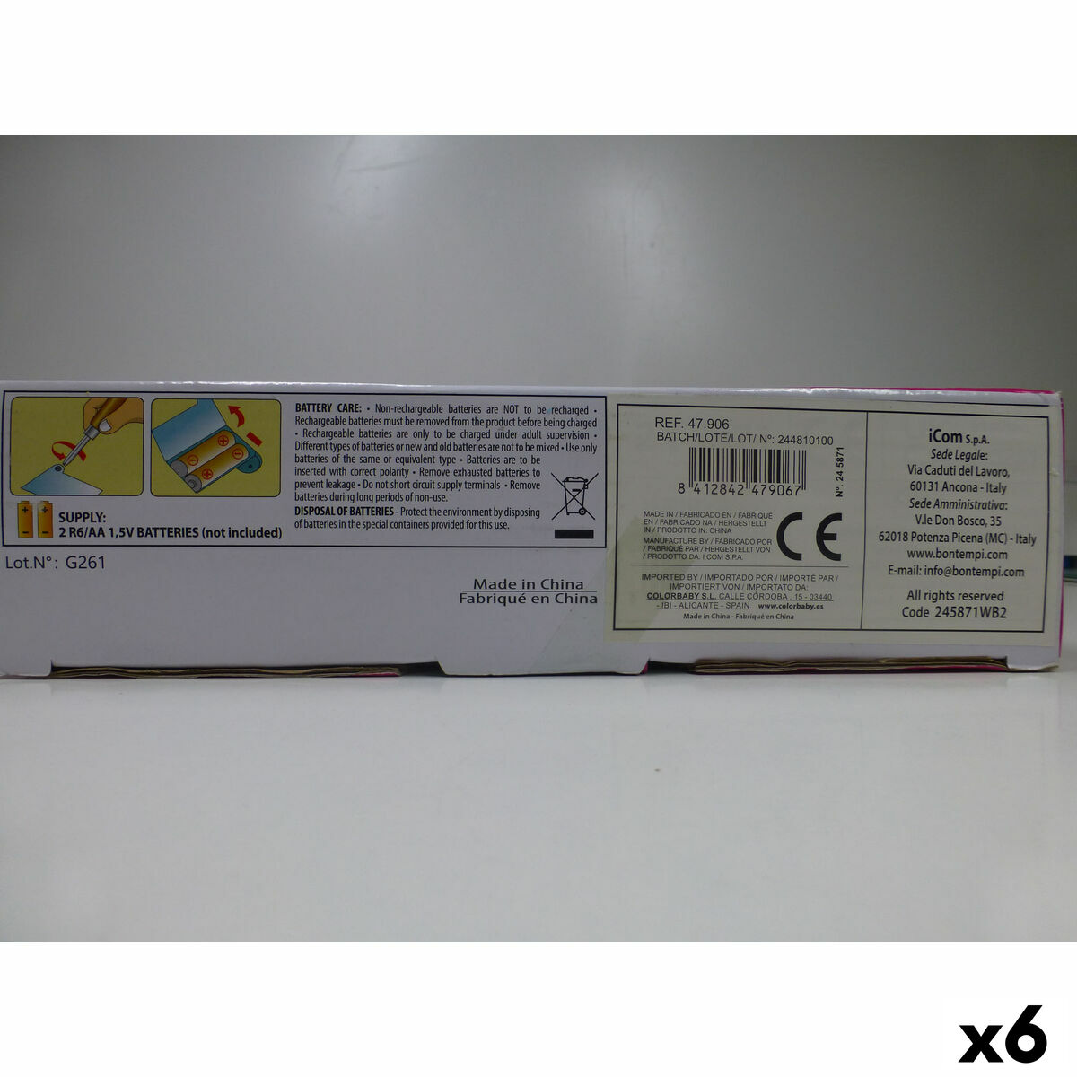 Guitarra Infantil Bontempi 20 x 56 x 4 cm (6 Unidades)