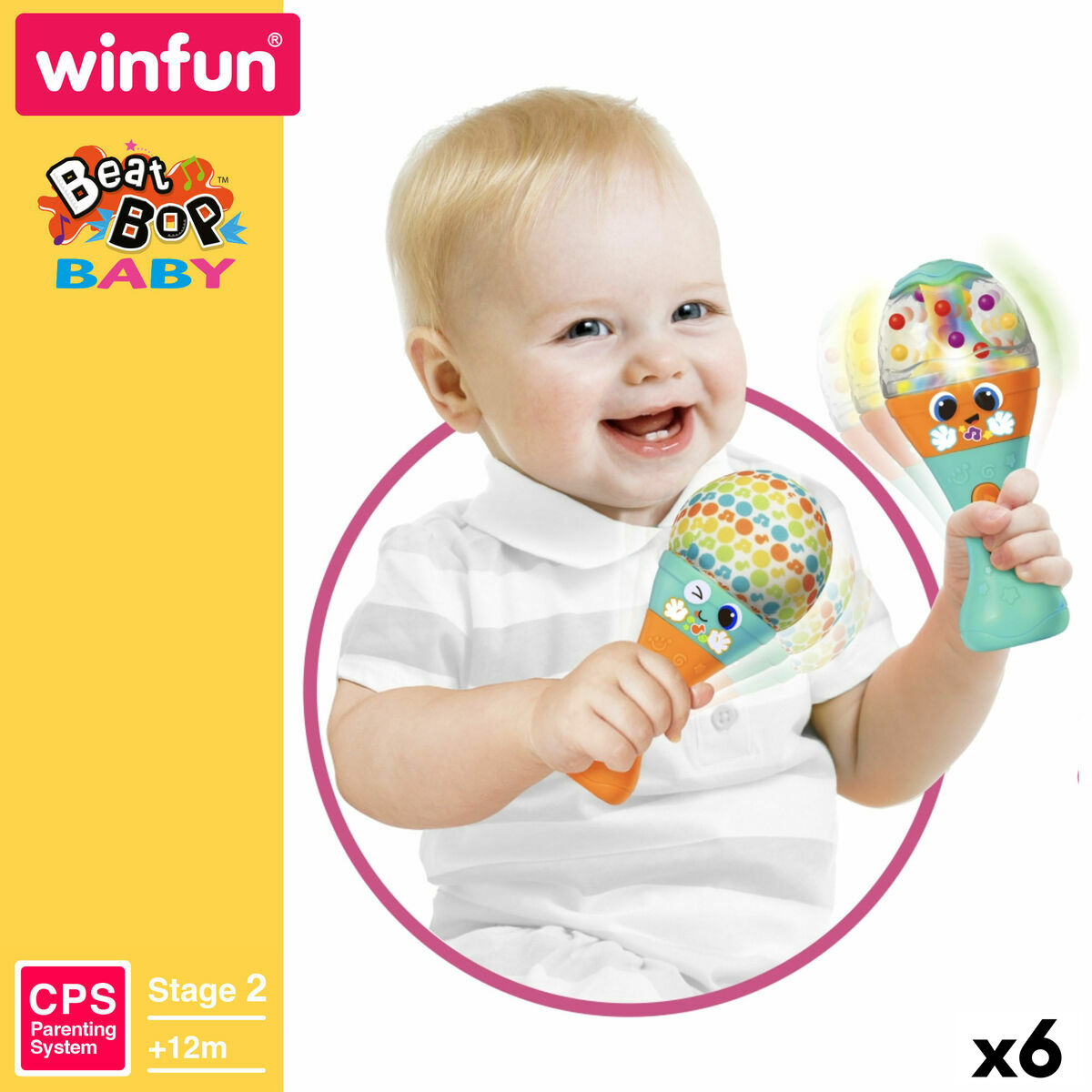 Juguete Musical Winfun 7 x 17 x 7 cm (6 Unidades)