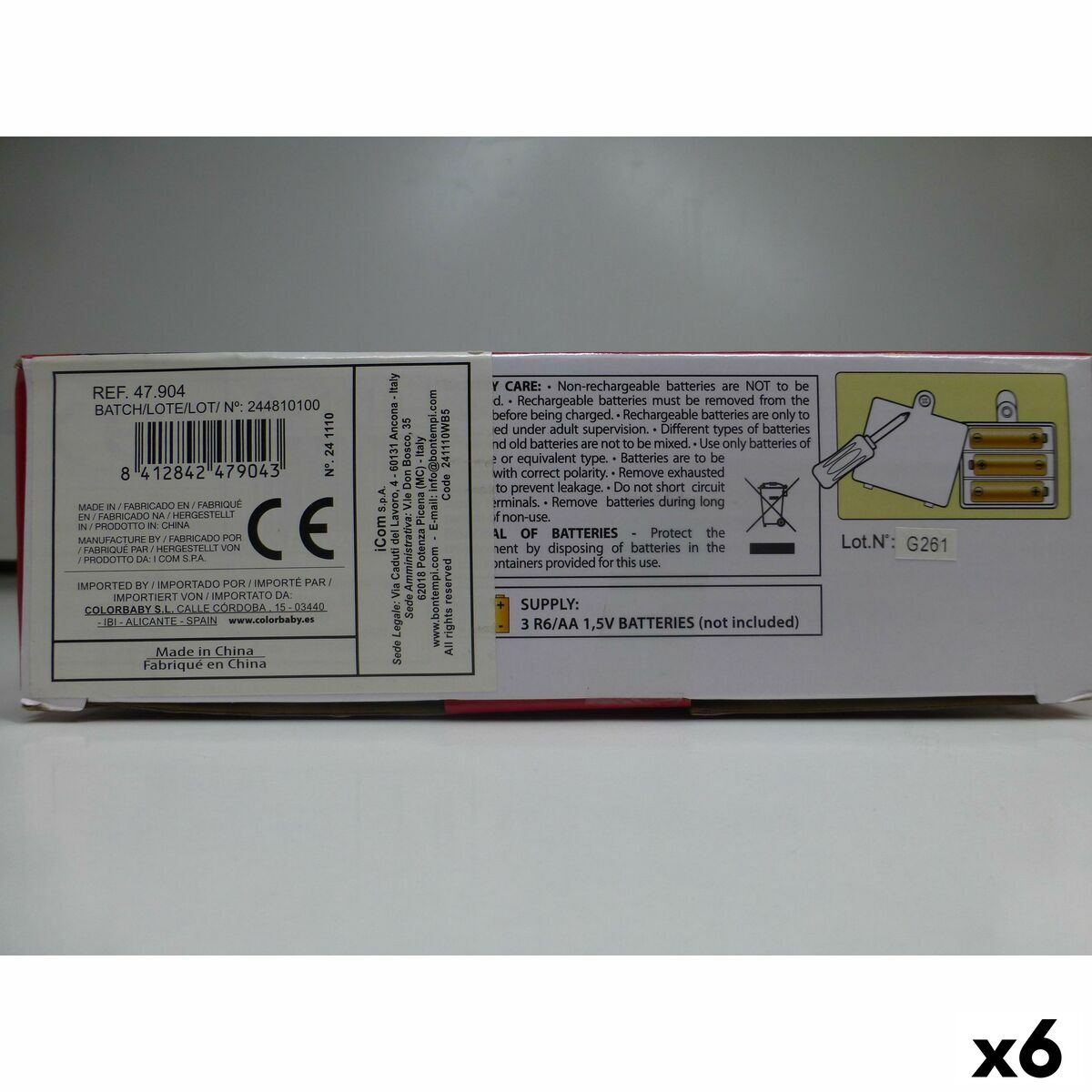 Guitarra Infantil Bontempi 17 x 51 x 5 cm (6 Unidades)