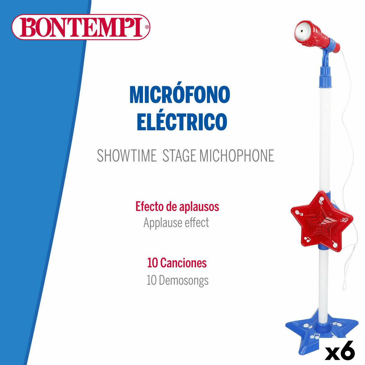 Juguete Musical Bontempi 21 x 105 x 21 cm (6 Unidades)