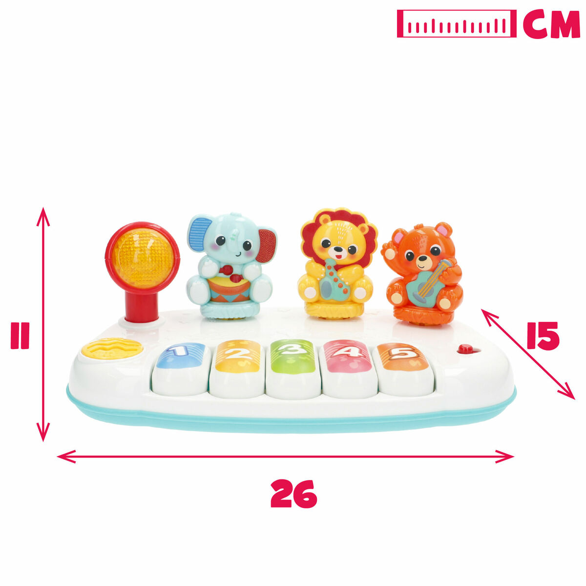 Piano de juguete Winfun 26 x 11 x 15 cm (4 Unidades)
