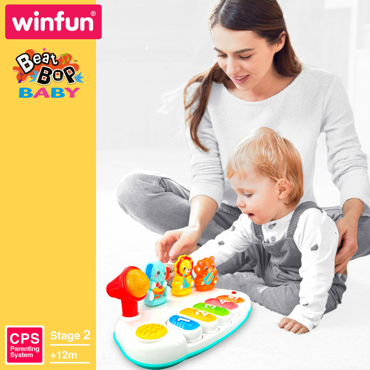 Piano de juguete Winfun 26 x 11 x 15 cm (4 Unidades)