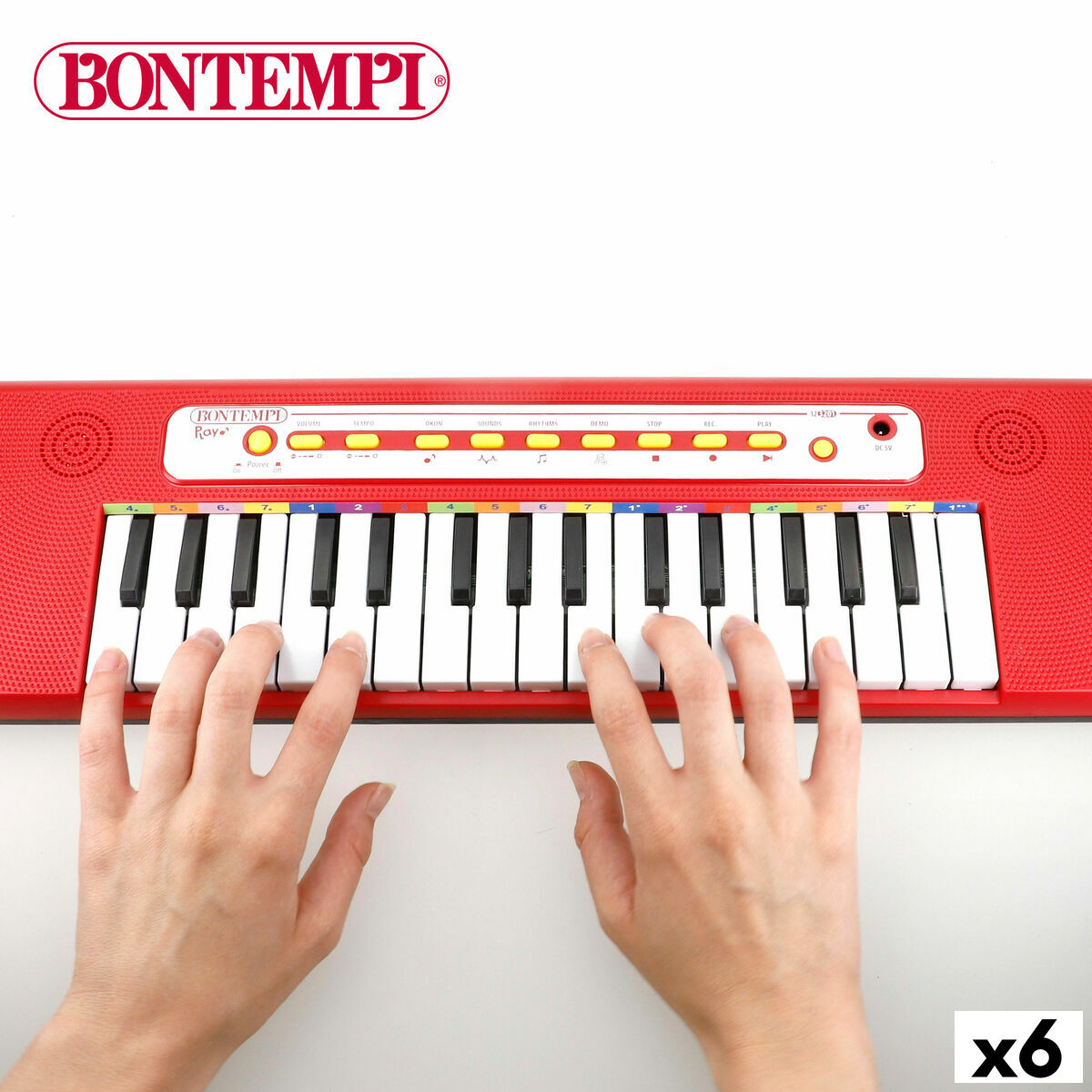 Teclado Bontempi 47 x 3,5 x 13 cm (6 Unidades)