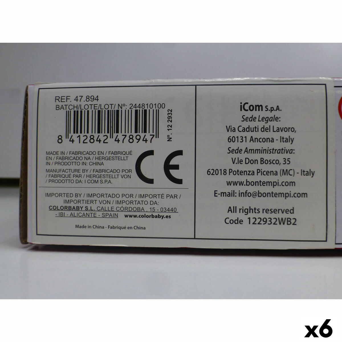 Piano Electrónico Bontempi 38 x 18 x 17 cm (6 Unidades)