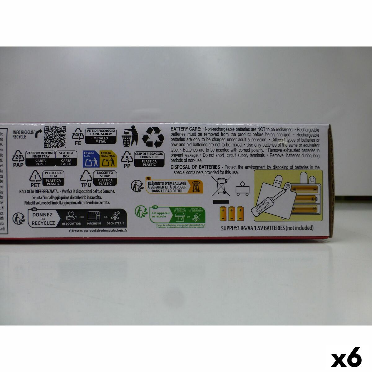 Piano Electrónico Bontempi 38 x 18 x 17 cm (6 Unidades)