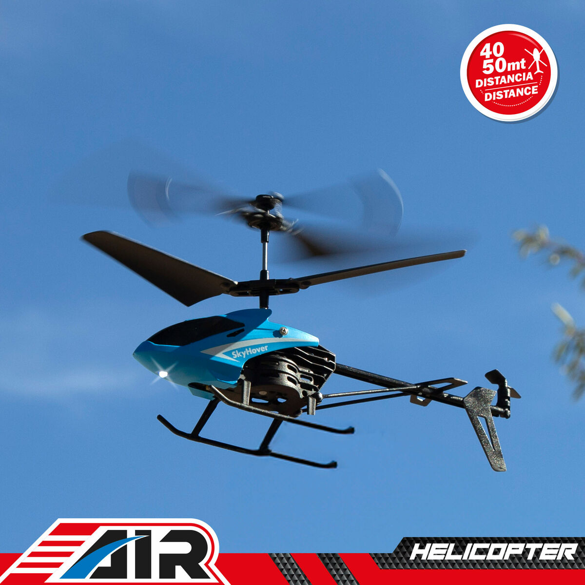Helicóptero con Radiocontrol Colorbaby (4 Unidades)