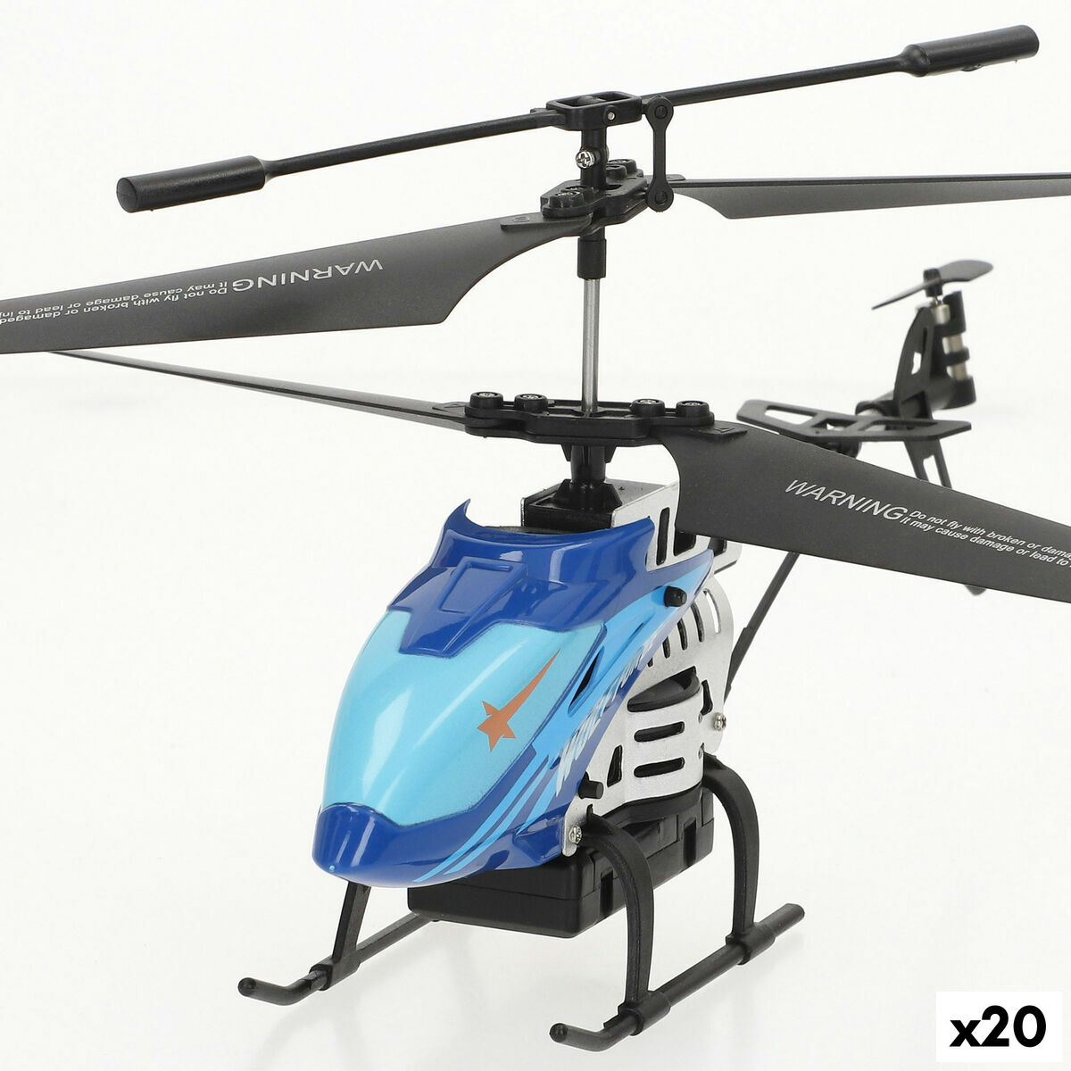 Helicóptero con Radiocontrol Colorbaby (2 Unidades)