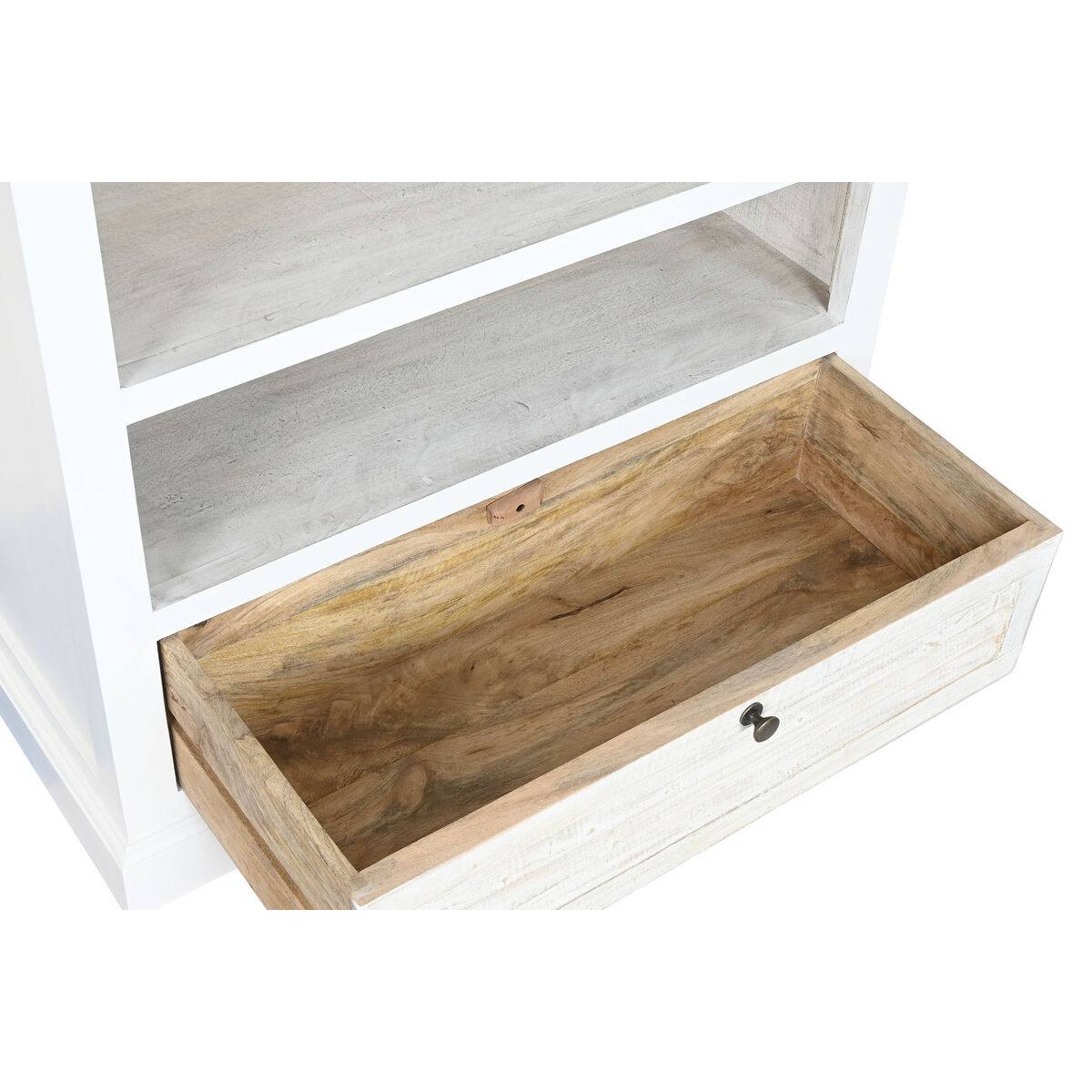 Estantería Home ESPRIT Blanco Madera de mango 90 x 40 x 180 cm