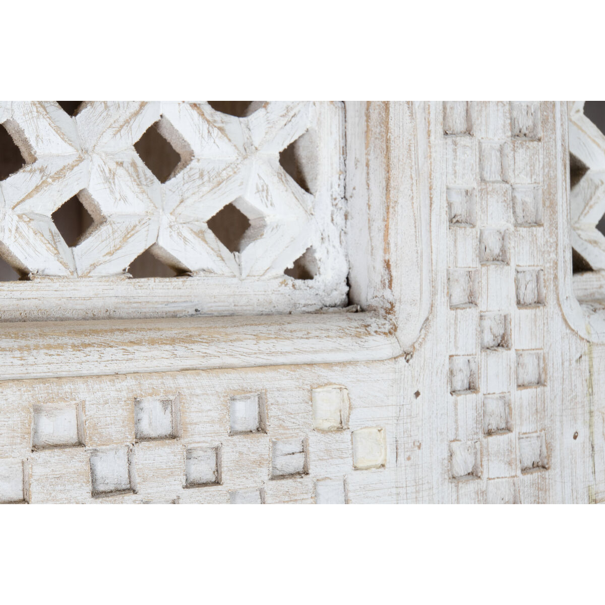 Estantería Home ESPRIT Blanco Madera de mango Madera MDF 180 x 40 x 200 cm