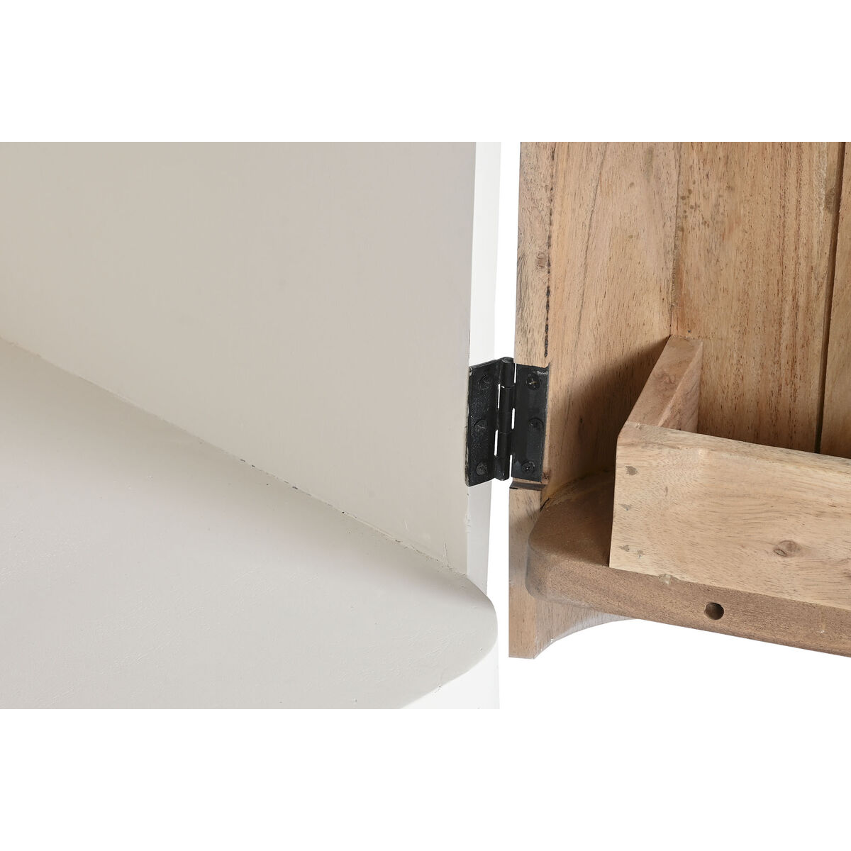 Botellero Home ESPRIT Blanco Natural 85 x 50 x 100 cm