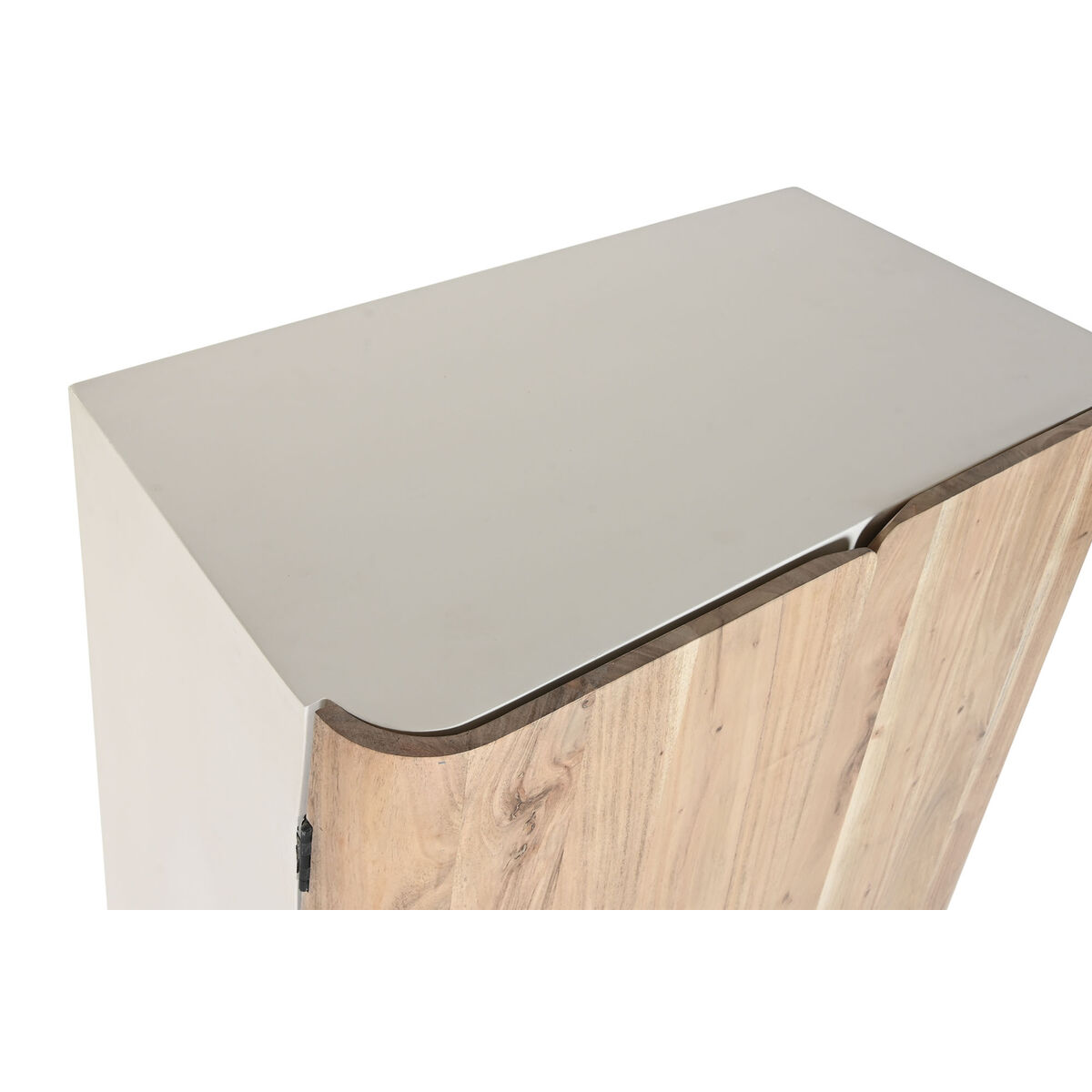 Botellero Home ESPRIT Blanco Natural 85 x 50 x 100 cm