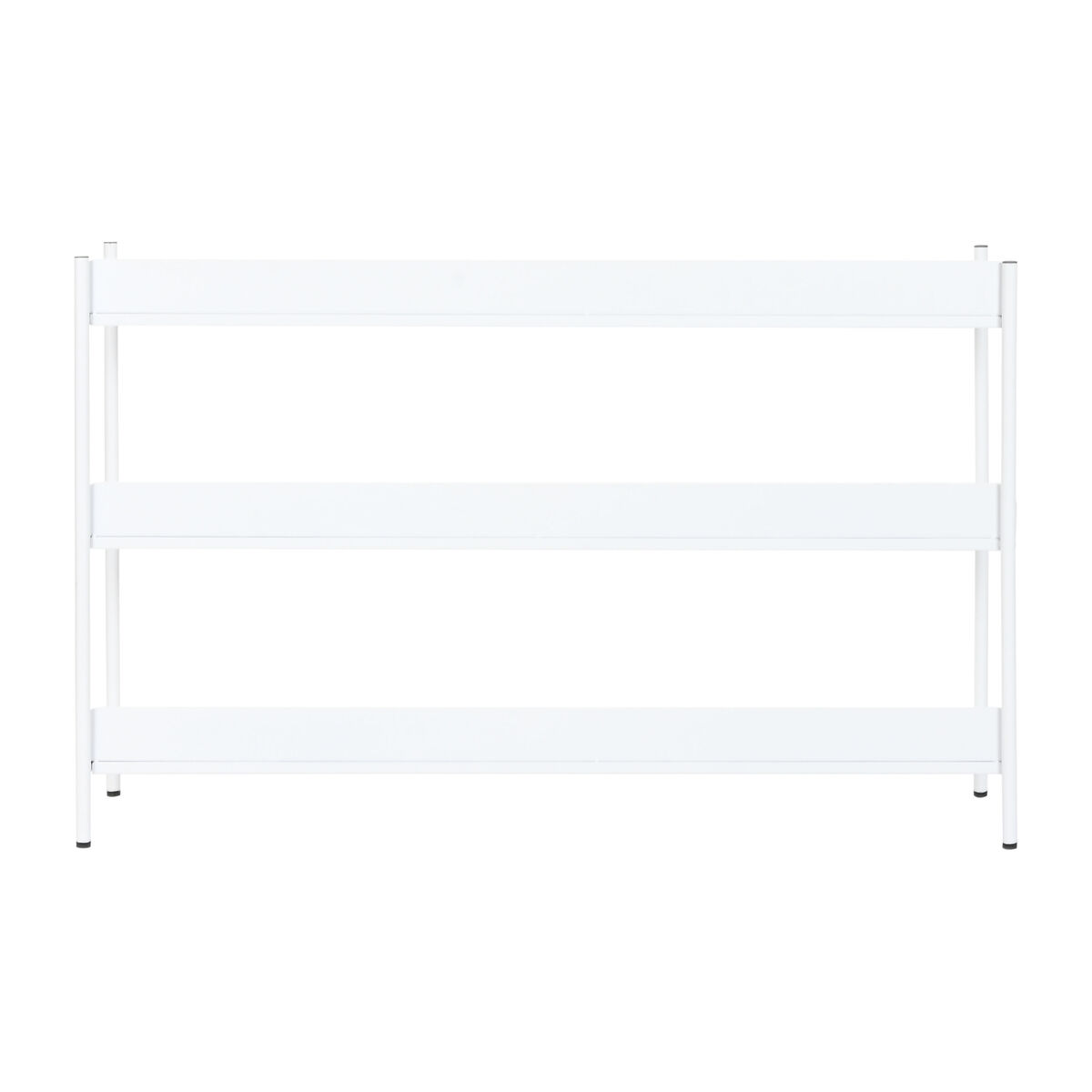 Estantería Home ESPRIT Blanco Metal 120 x 30 x 76 cm