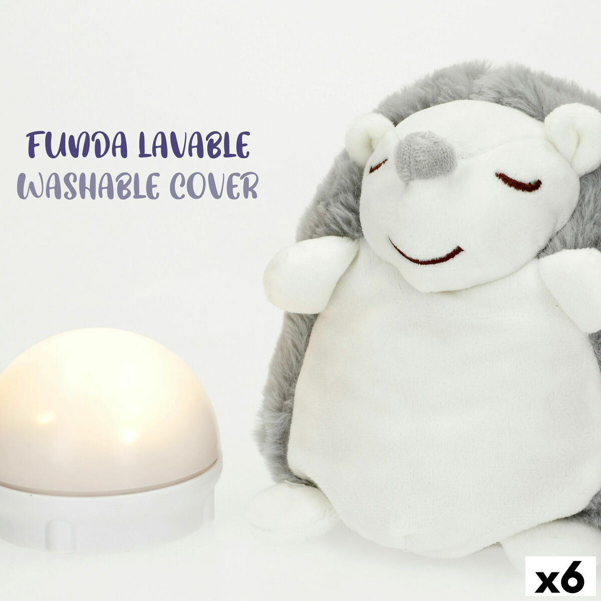 Peluche Musical Colorbaby Plástico 16 x 14 x 14 cm (6 Unidades)