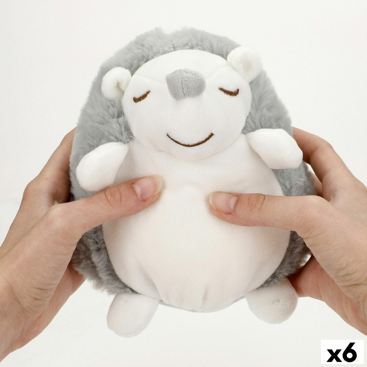 Peluche Musical Colorbaby Plástico 16 x 14 x 14 cm (6 Unidades)