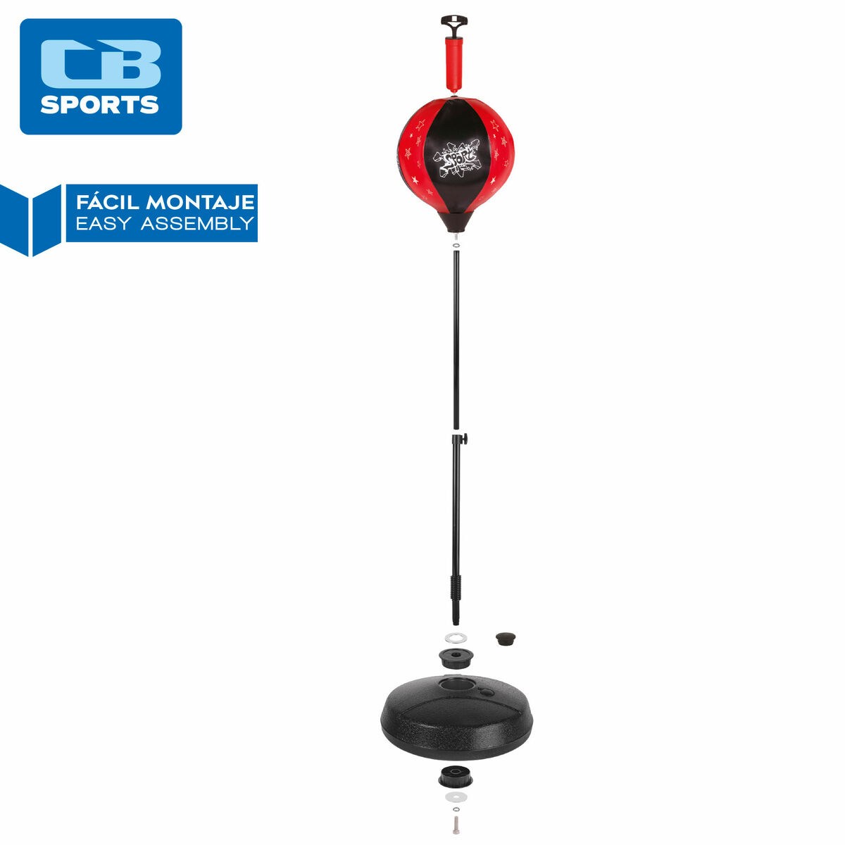 Saco de Boxeo de Pie Hinchable para Niños Colorbaby