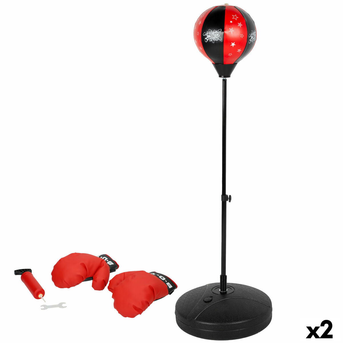 Saco de Boxeo de Pie Hinchable para Niños Colorbaby