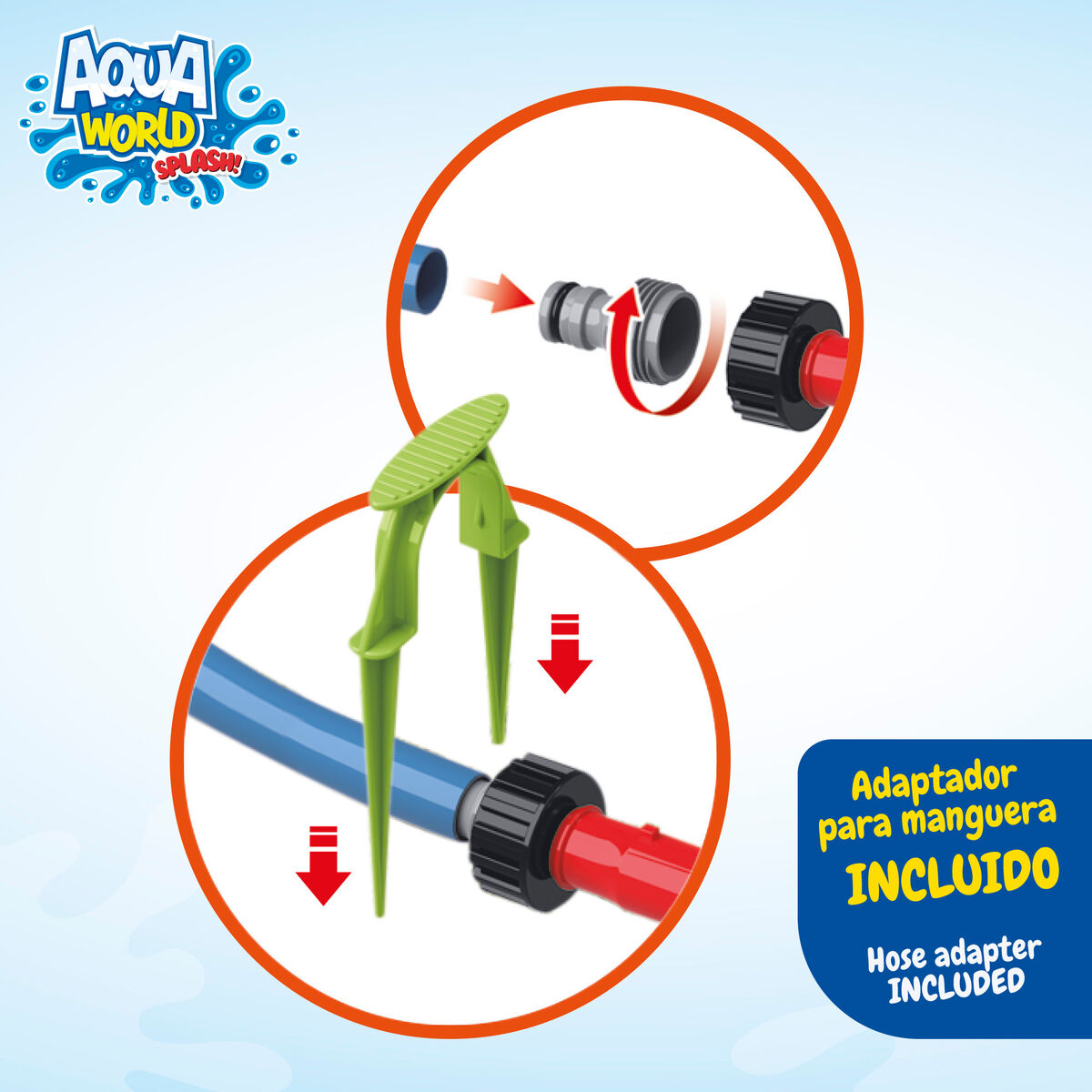 Juguete Aspersor Rociador de Agua Colorbaby Plástico 25 x 16 x 9 cm