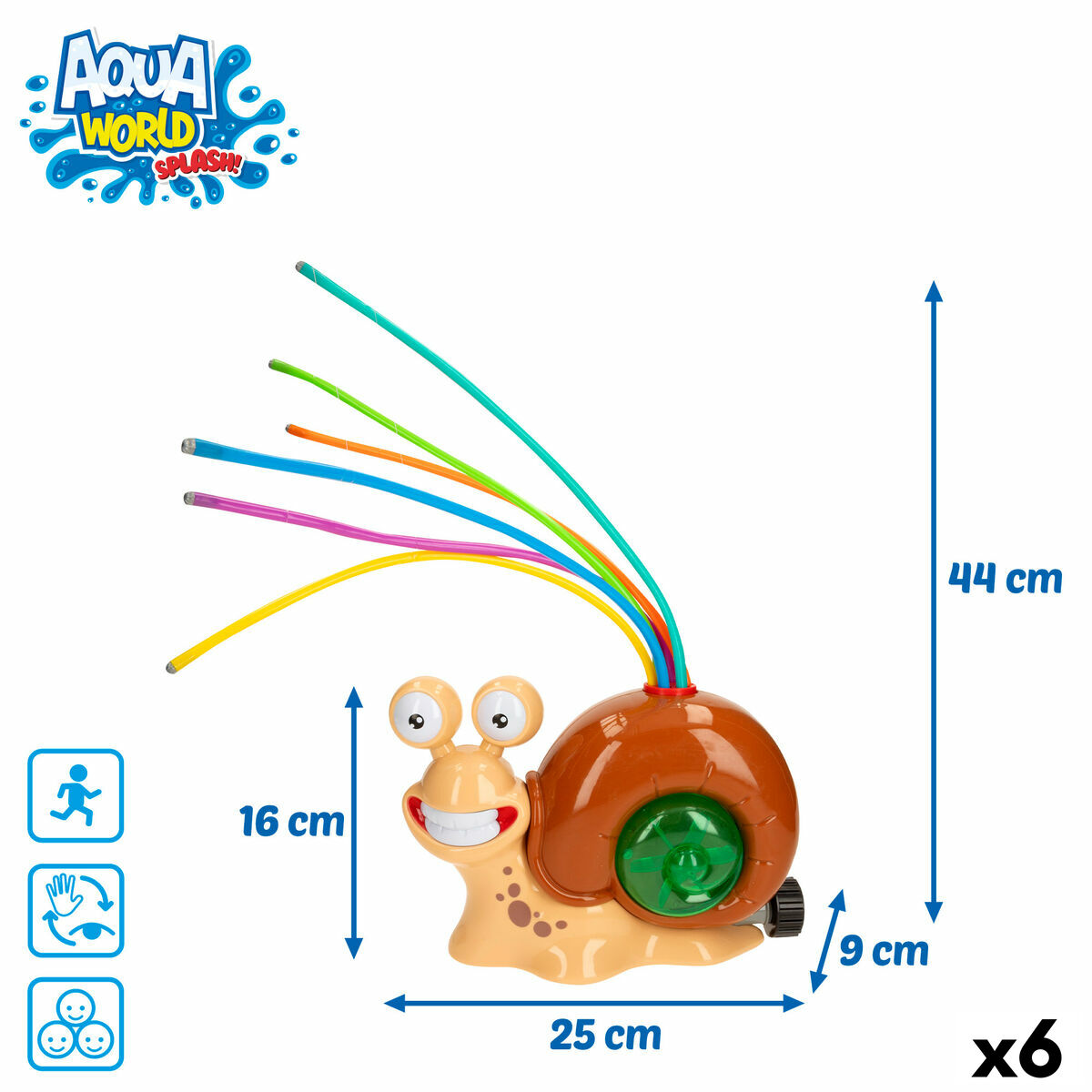 Juguete Aspersor Rociador de Agua Colorbaby Plástico 25 x 16 x 9 cm