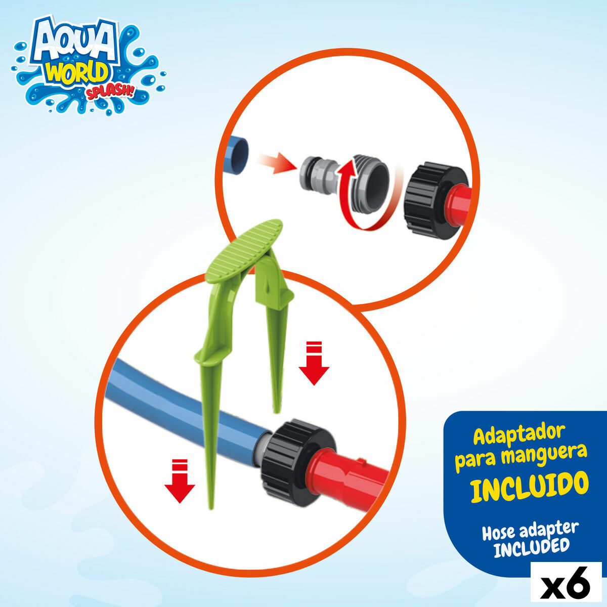 Juguete Aspersor Rociador de Agua Colorbaby Plástico 25 x 16 x 9 cm