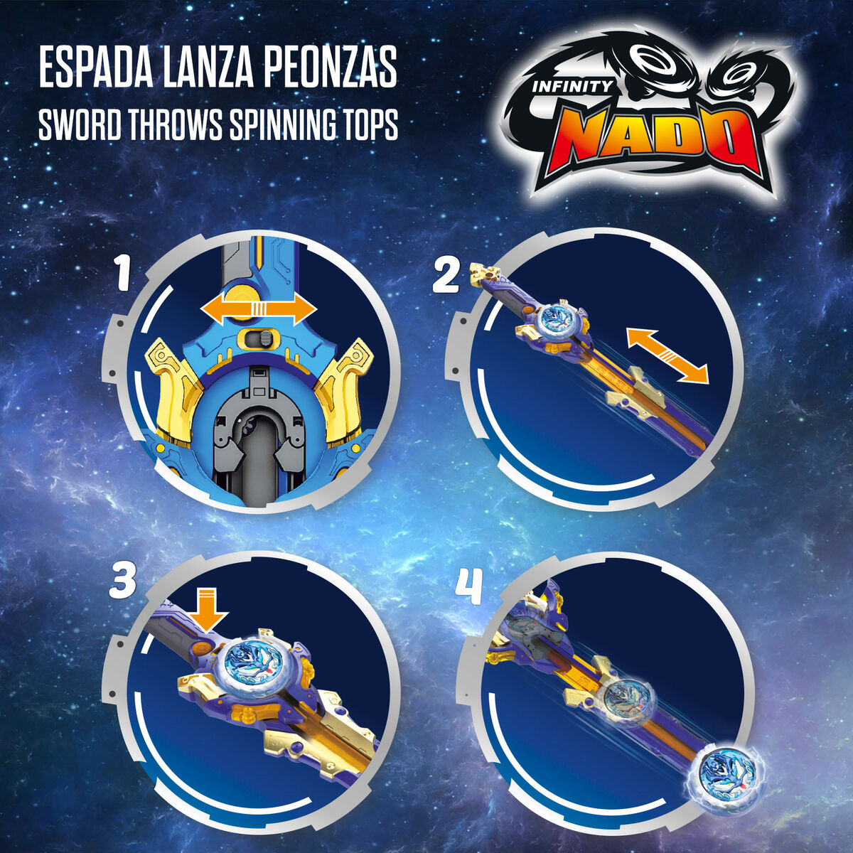 Peonza Infinity Nado (2 Unidades)