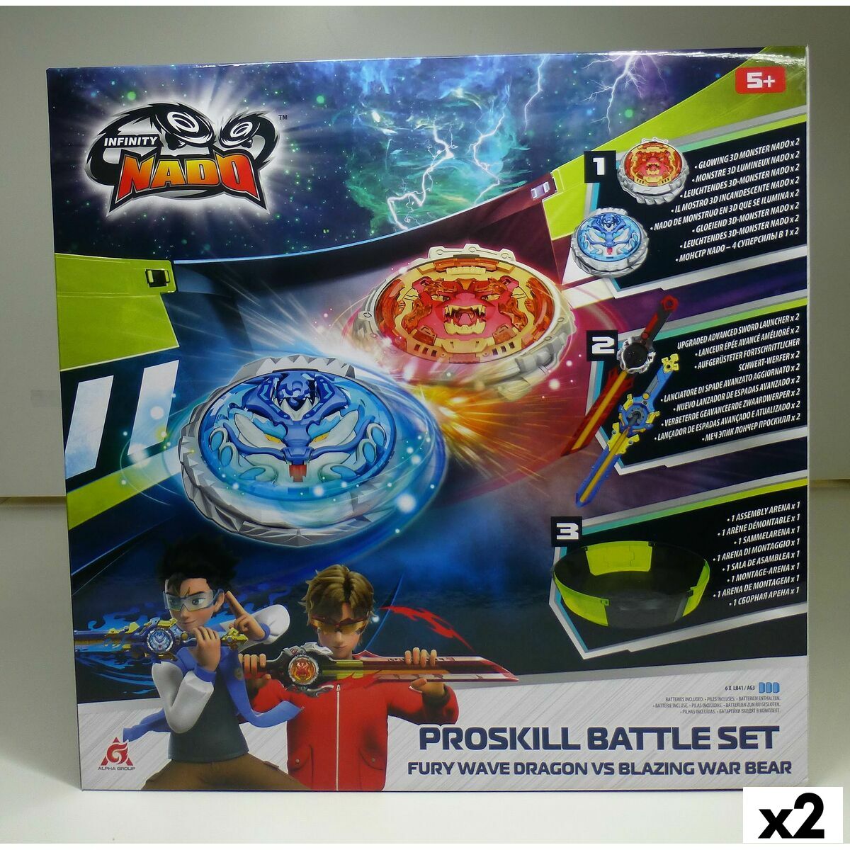 Peonza Infinity Nado (2 Unidades)