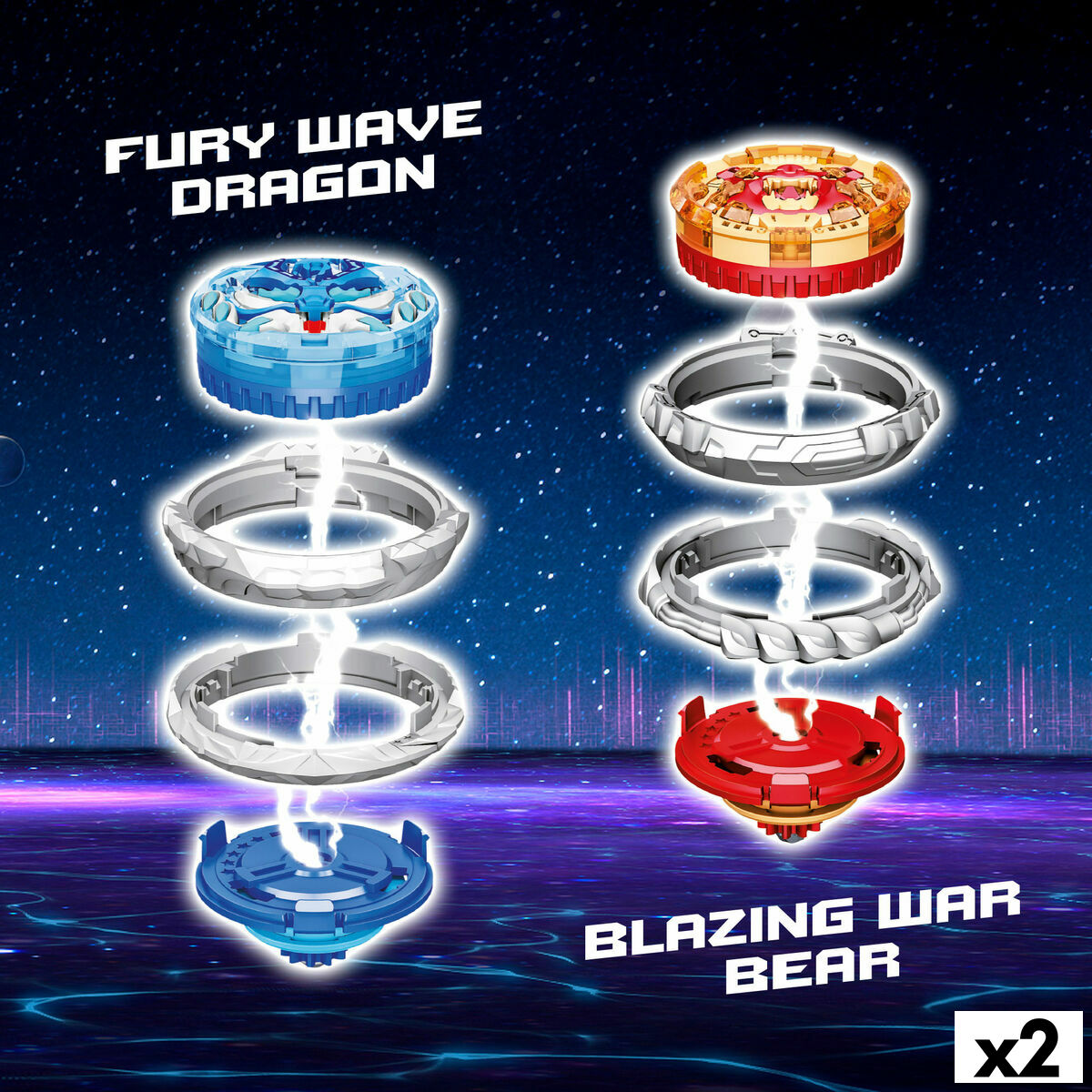 Peonza Infinity Nado (2 Unidades)