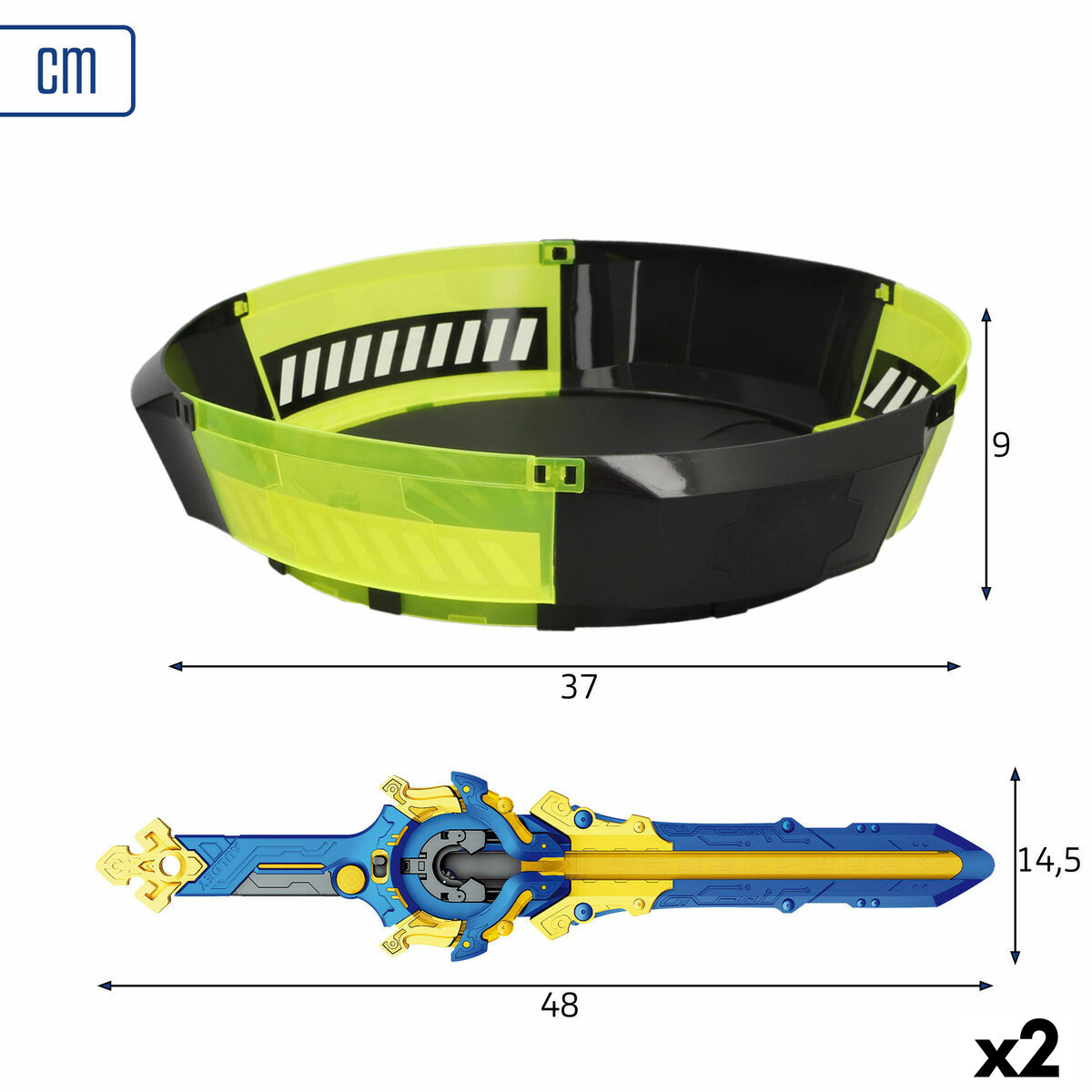 Peonza Infinity Nado (2 Unidades)