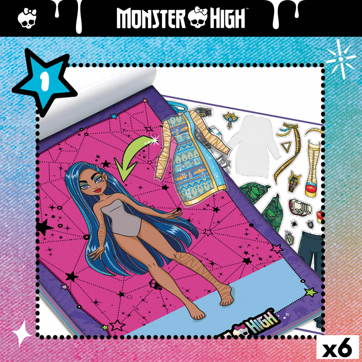Set de Dibujo Monster High (6 Unidades)