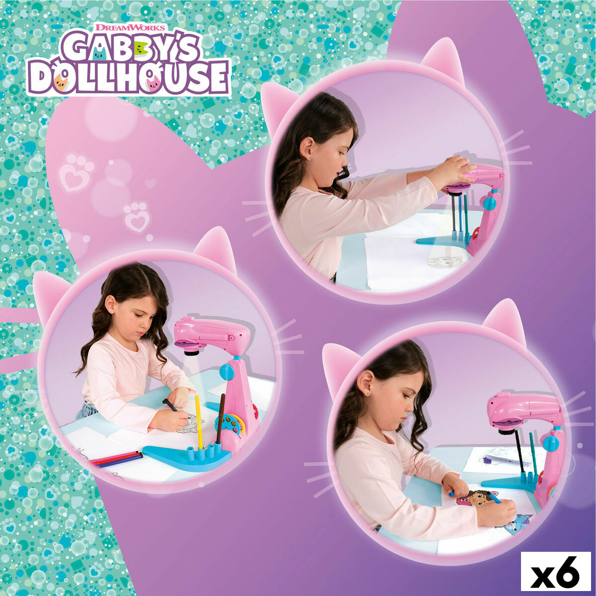 Set de Dibujo Gabby's Dollhouse (6 Unidades)
