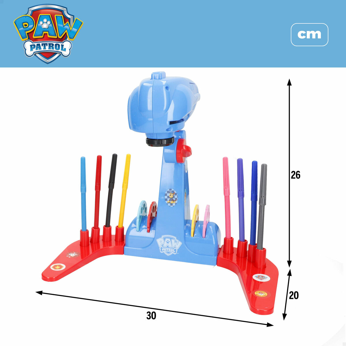 Set de Dibujo The Paw Patrol (6 Unidades)