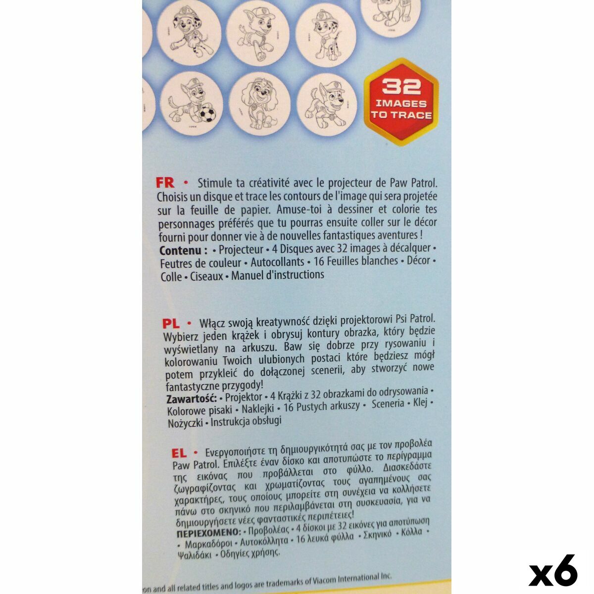 Set de Dibujo The Paw Patrol (6 Unidades)