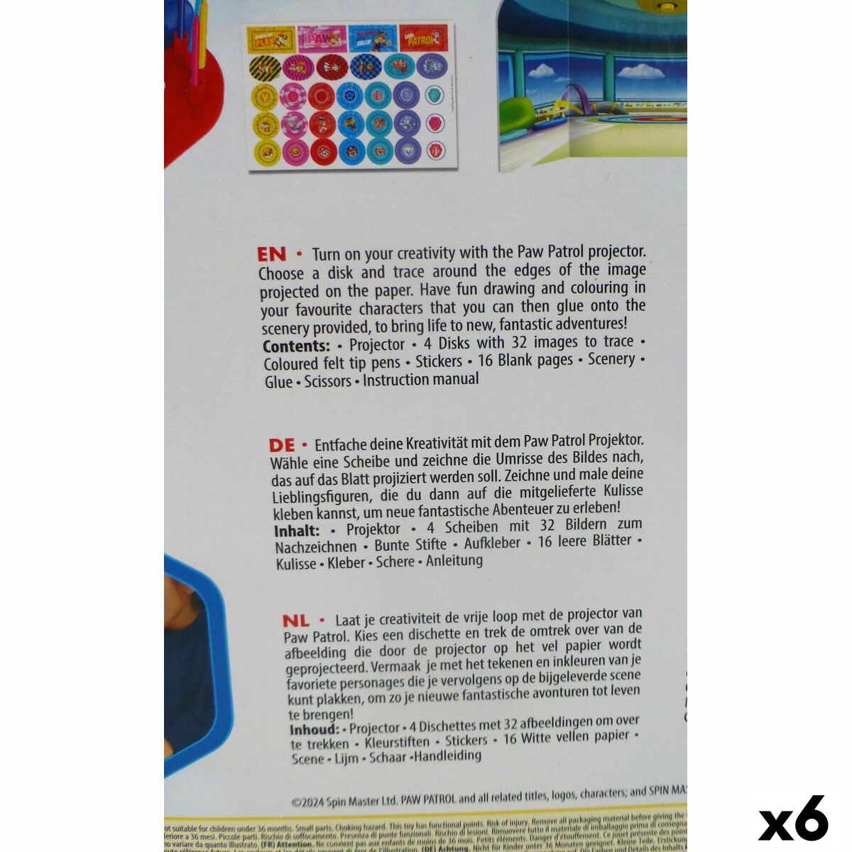 Set de Dibujo The Paw Patrol (6 Unidades)