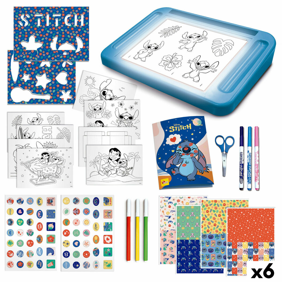 Set de Dibujo Stitch (6 Unidades)