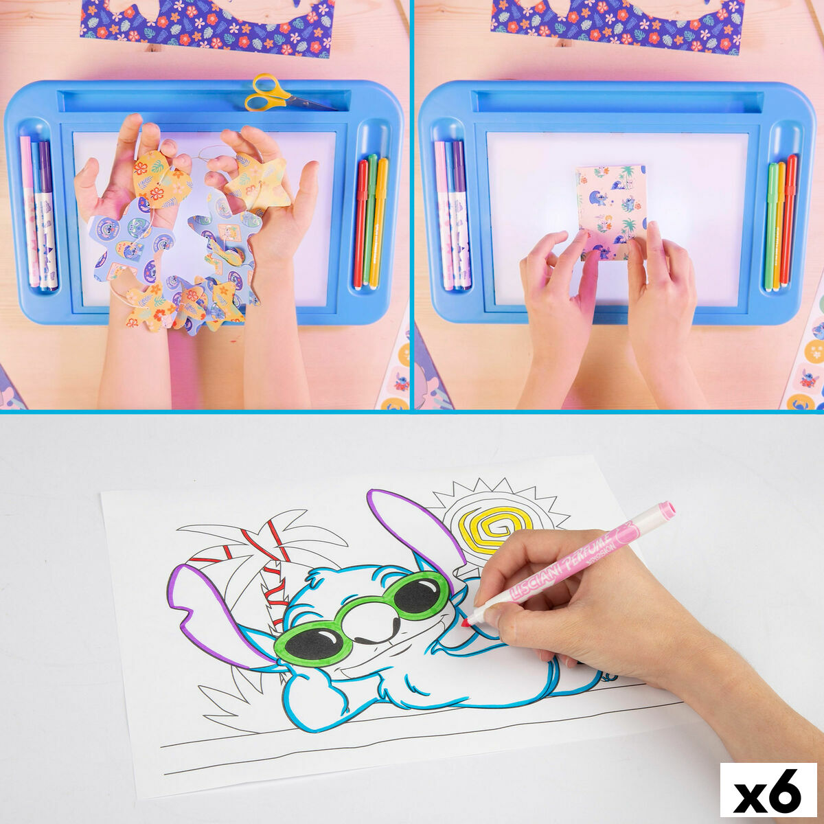 Set de Dibujo Stitch (6 Unidades)