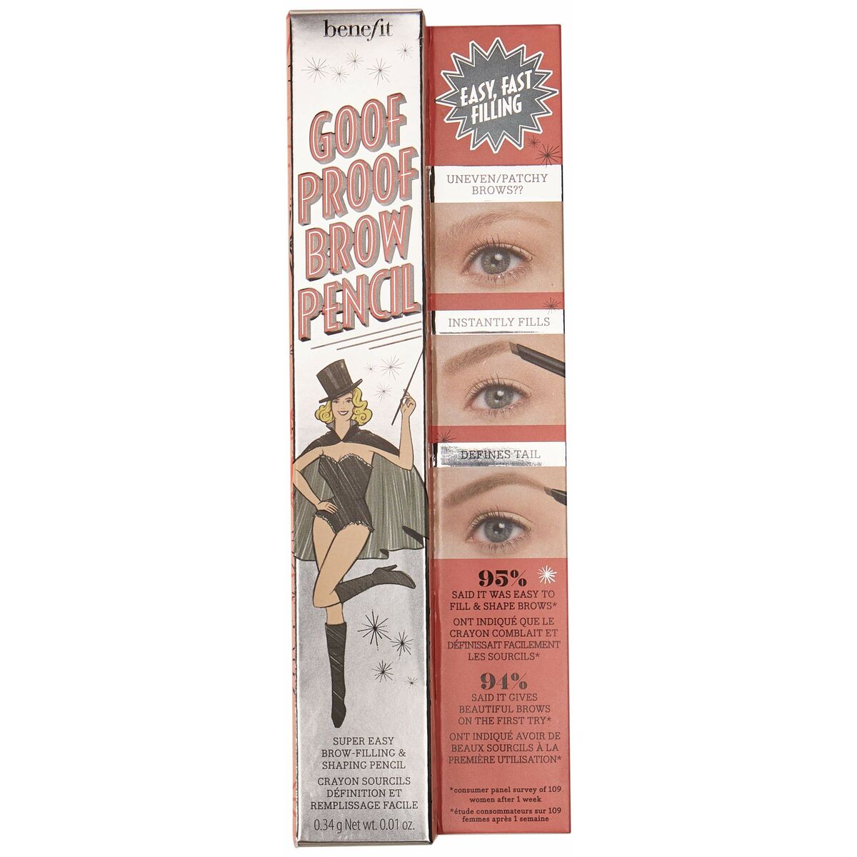Lápiz de Cejas Benefit GOOF PROOF
