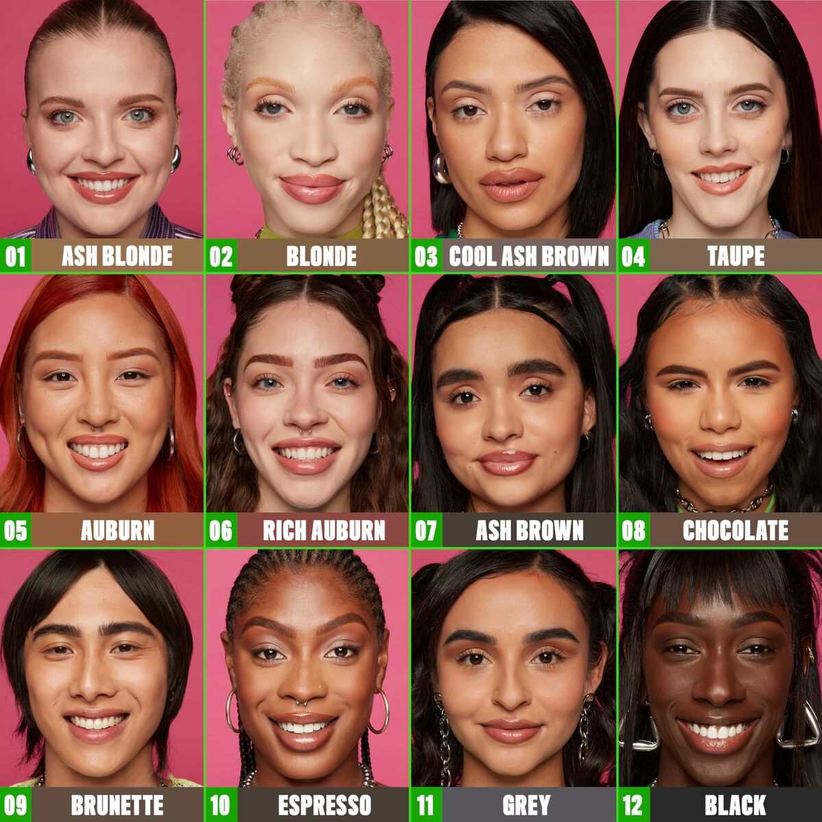 Lápiz de Cejas NYX BLADE & SHADE NANO Nº 09-Brunette