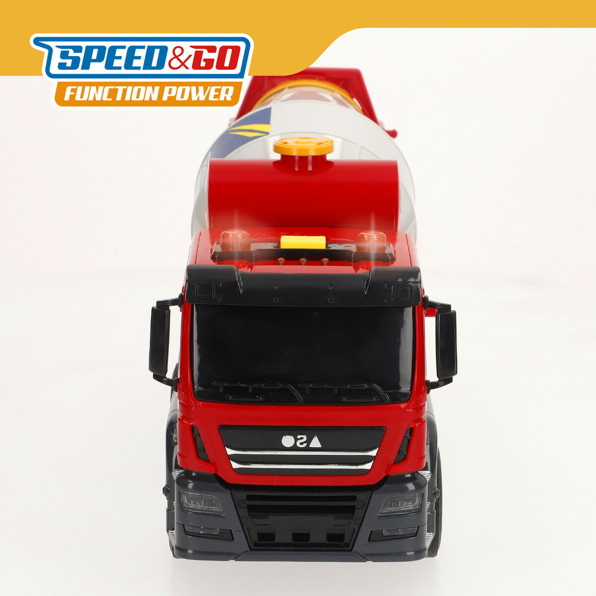 Camión Hormigonera Speed & Go 26 x 14 x 9 cm (6 Unidades)