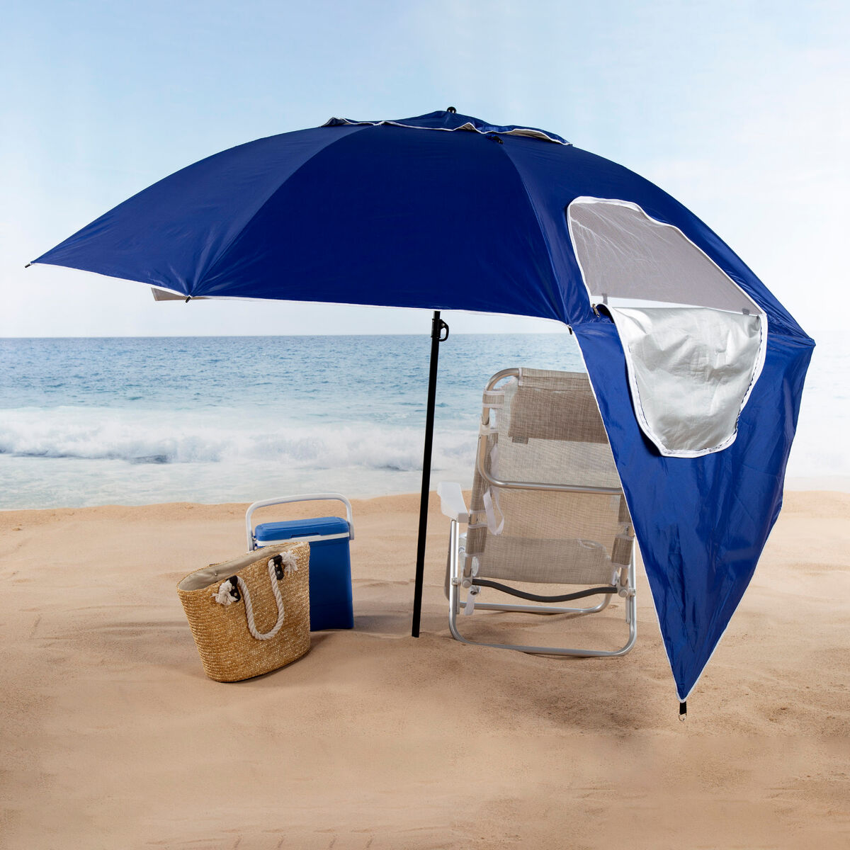 Sombrilla Aktive 240 x 210 x 240 cm (6 Unidades)