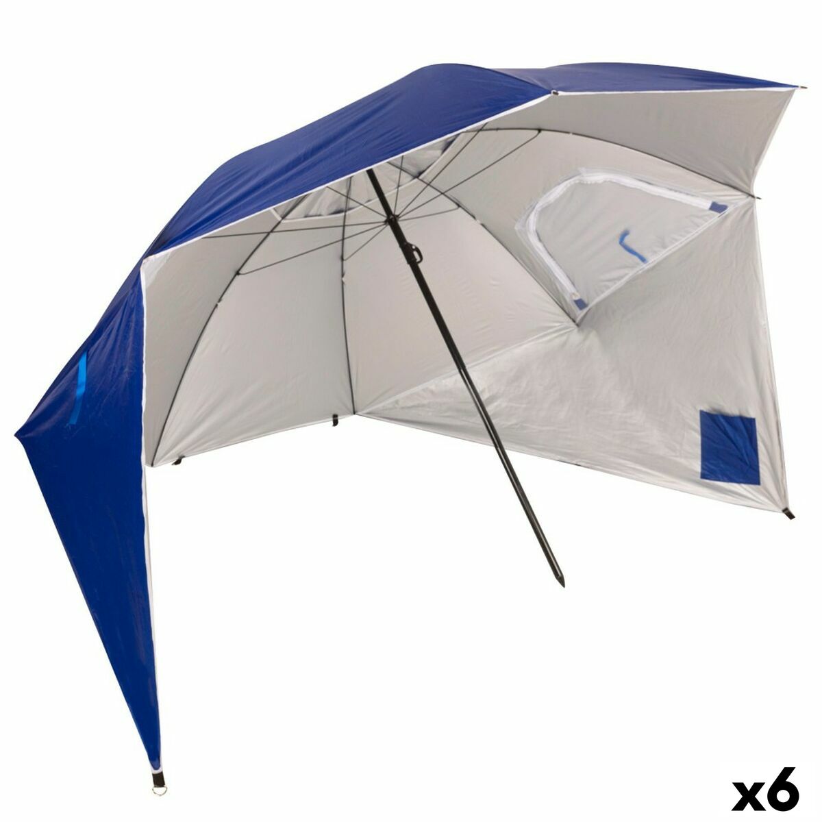 Sombrilla Aktive 240 x 210 x 240 cm (6 Unidades)