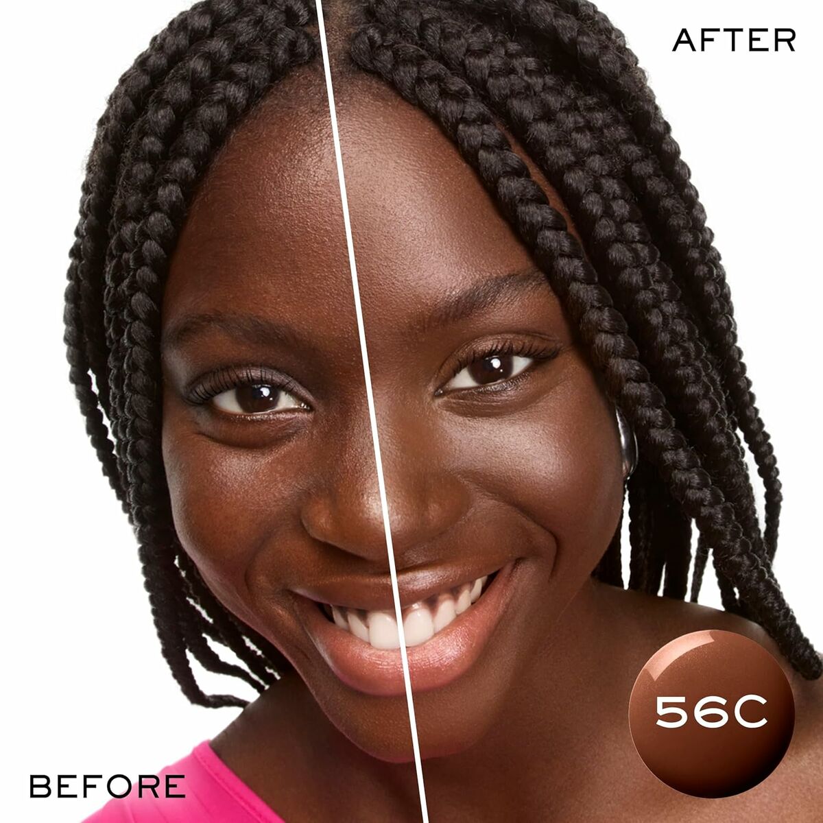 Crema Hidratante con Color Lancôme IDÔLE MAKE-UP Nº 56c 30 ml