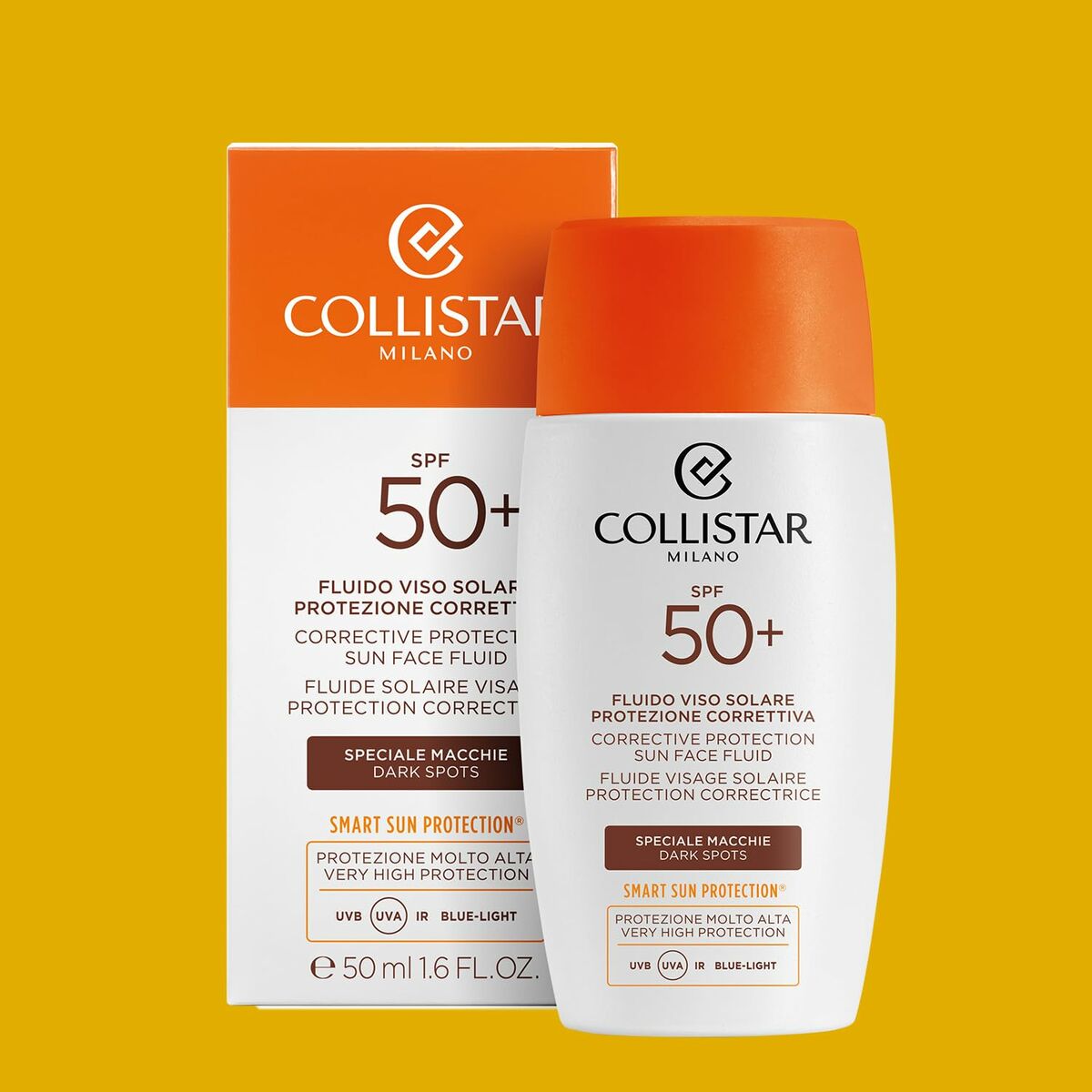 Protector Solar Facial Collistar PERFECT TANNING Spf 50 Spf 50+ 50 ml Antimanchas