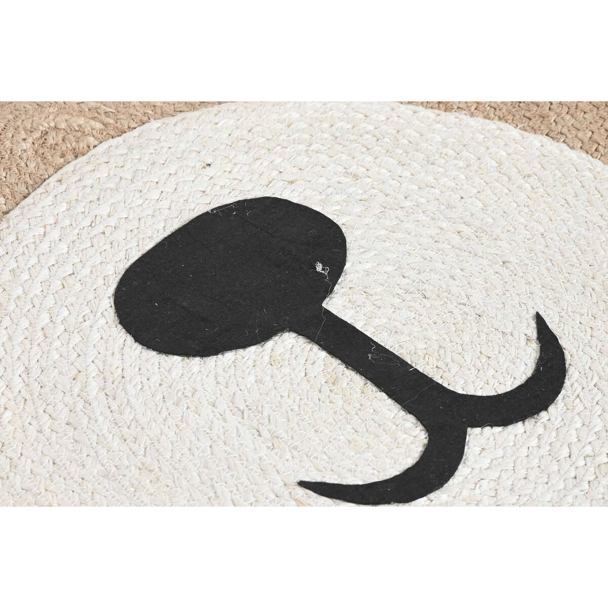 Alfombra Infantil Home ESPRIT Infantil Oso 120 x 120 x 1 cm