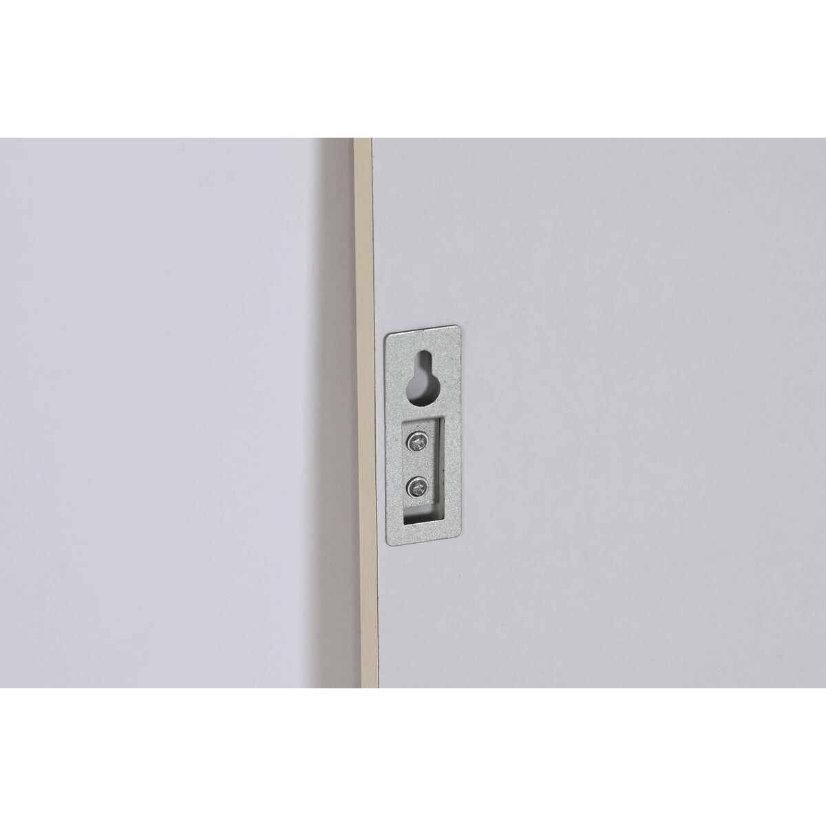 Espejo de pared DKD Home Decor Blanco Beige Gris oscuro 36 x 2 x 66 cm (4 Unidades)