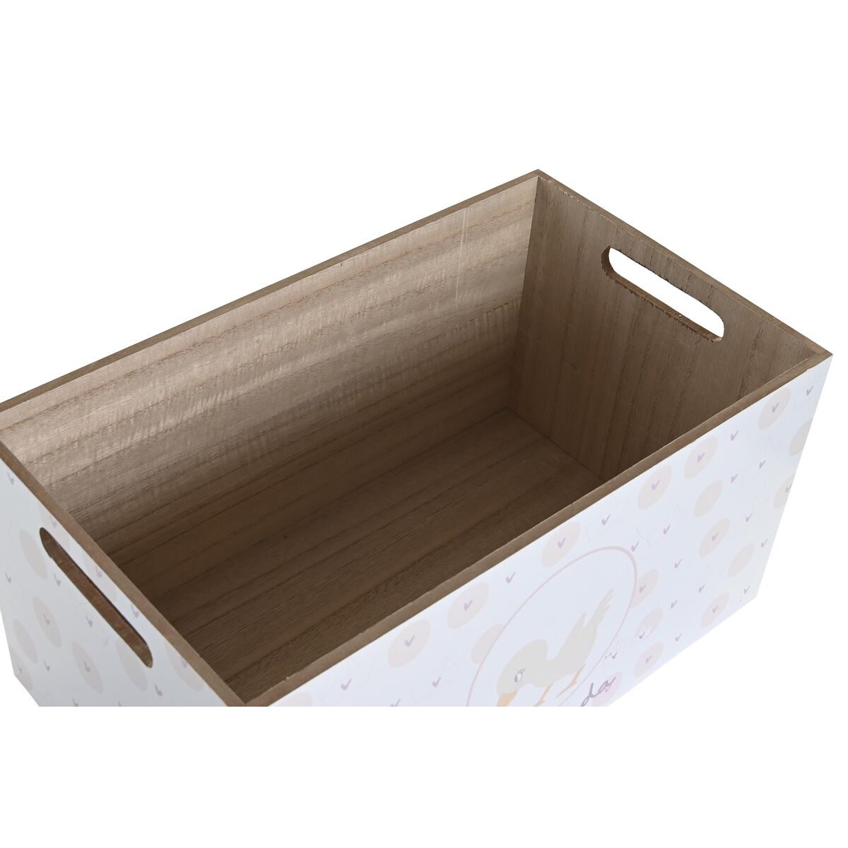 Caja de Almacenaje DKD Home Decor Azul Rosa Madera MDF 36 x 21 x 18 cm (2 Unidades)