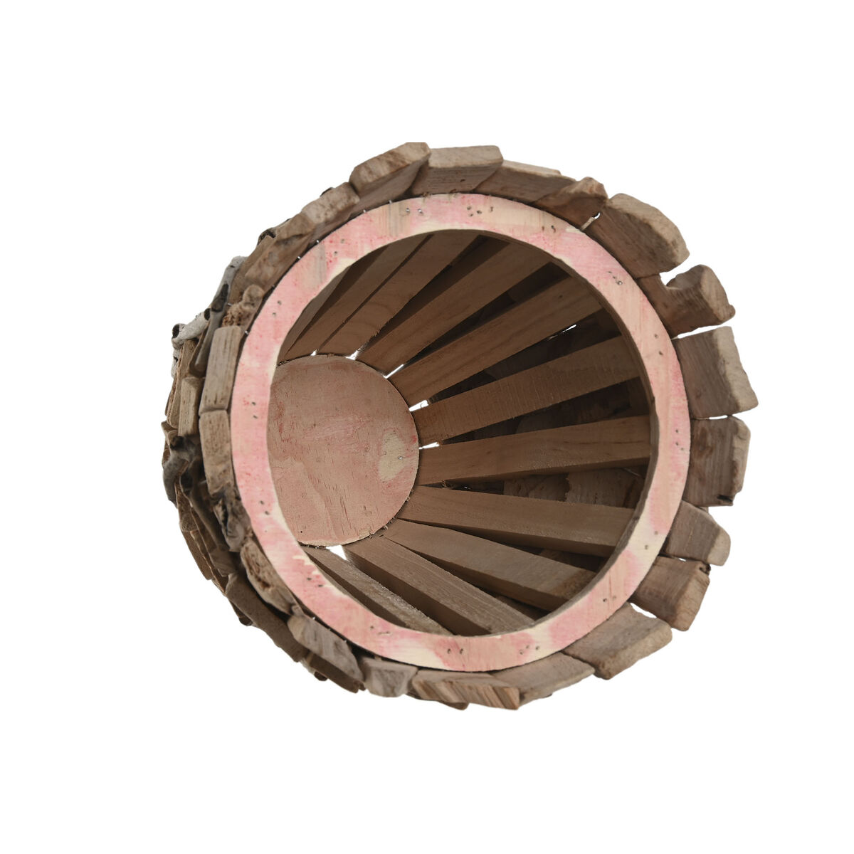 Set de Maceteros Home ESPRIT Marrón Madera de Paulonia 35 x 35 x 45 cm (2 Piezas)