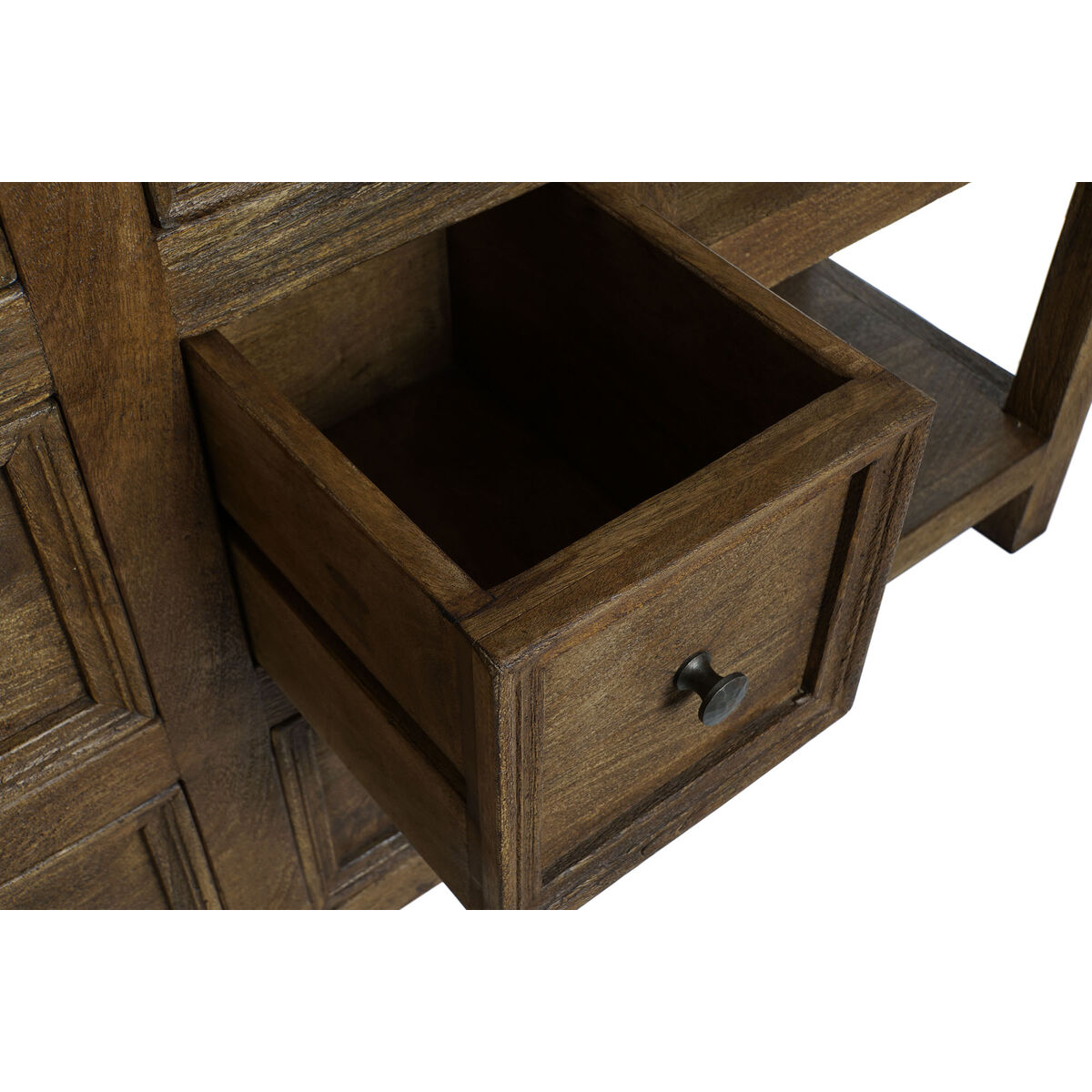 Mueble de cocina Home ESPRIT Blanco Marrón 168 x 76 x 92 cm