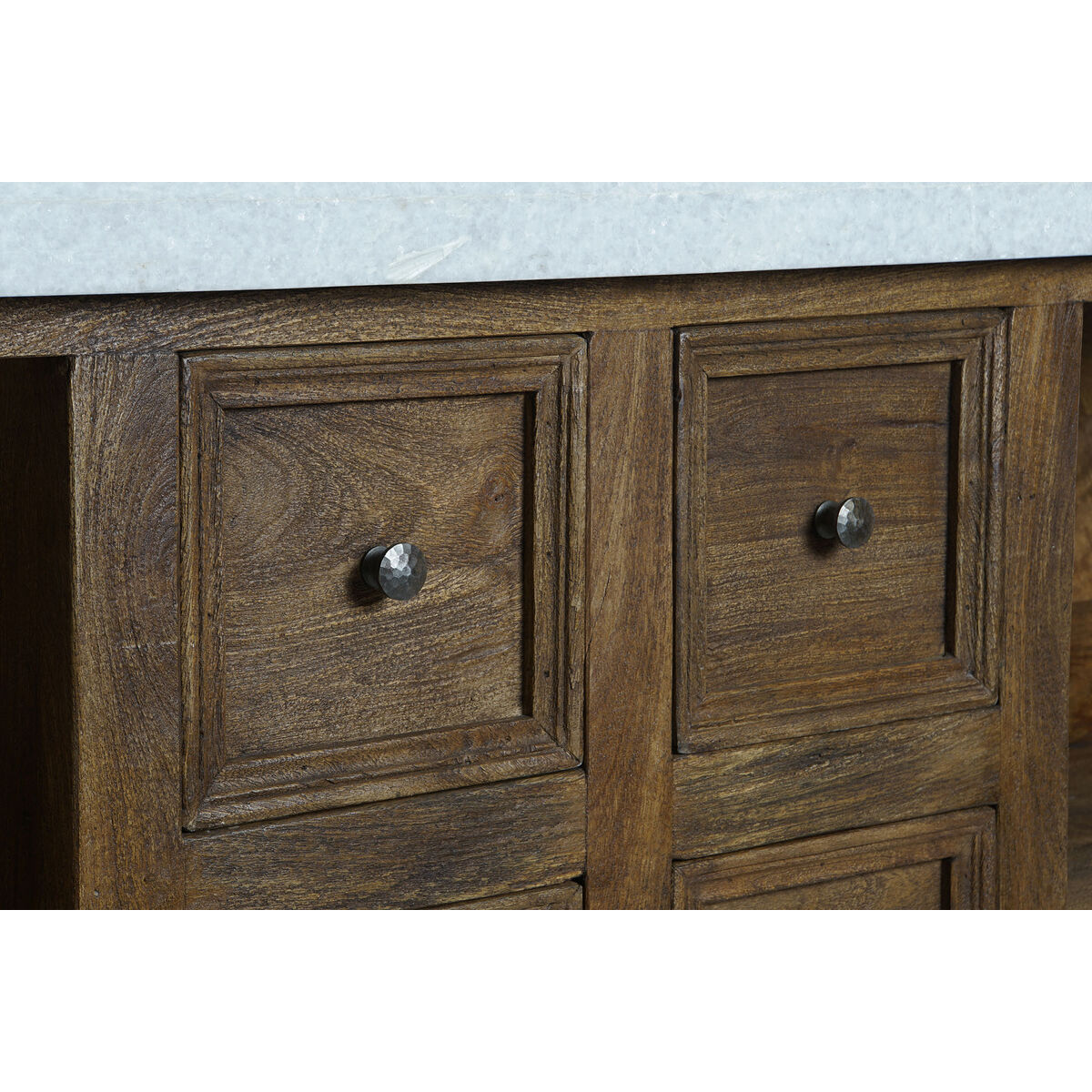 Mueble de cocina Home ESPRIT Blanco Marrón 168 x 76 x 92 cm